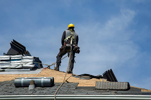 Professional Gutter Installation technician working in Fort Morgan, CO